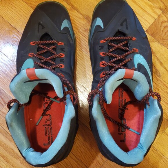 NIKE LEBRON 11 "Diffused Jade" Sneaker Men size US 11.5 - Picture 4 of 7